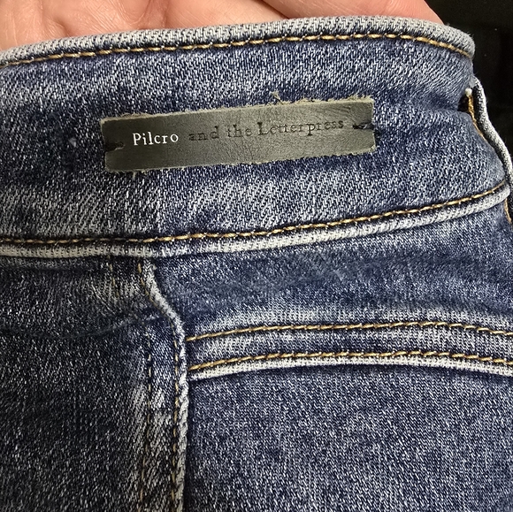 Pilcro and the Letterpress by Anthropologie Yoked front skinny jeans size 29 - Picture 5 of 10